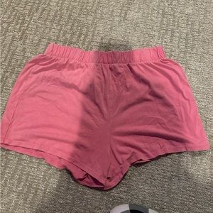 Pink shorts